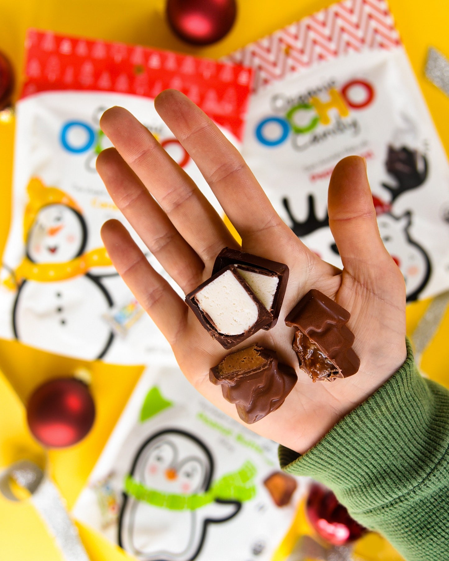 Organic Christmas Milk Chocolate Peanut Butter Trees Pouch - 50% off