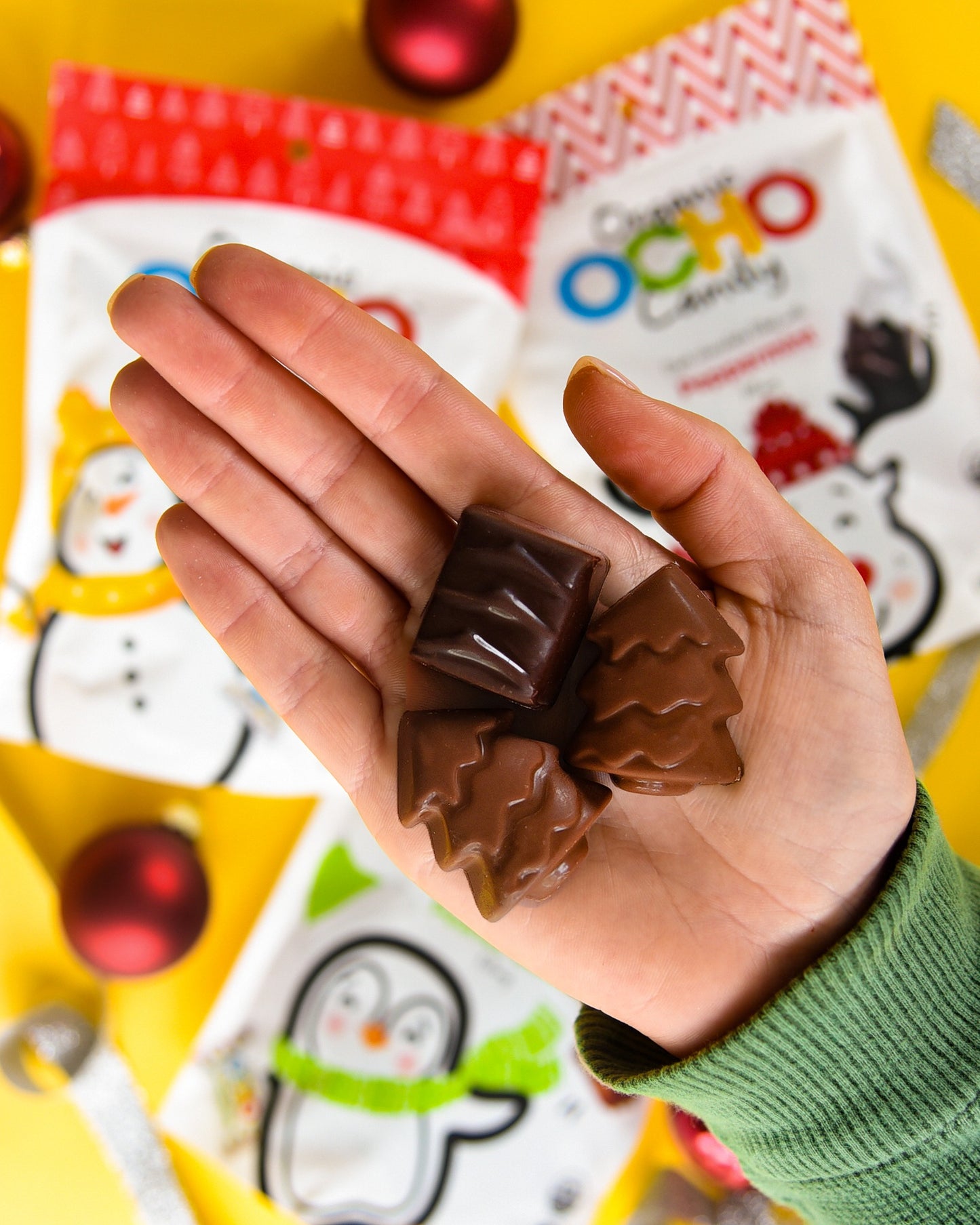 Organic Christmas Dark Chocolate Peppermint Minis Pouch - 50% off!