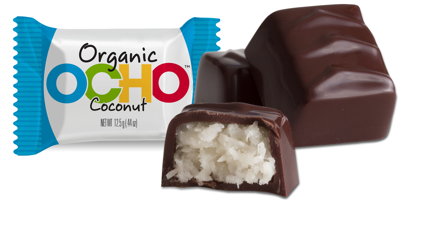 Organic Dark Chocolate Coconut Minis Pouch