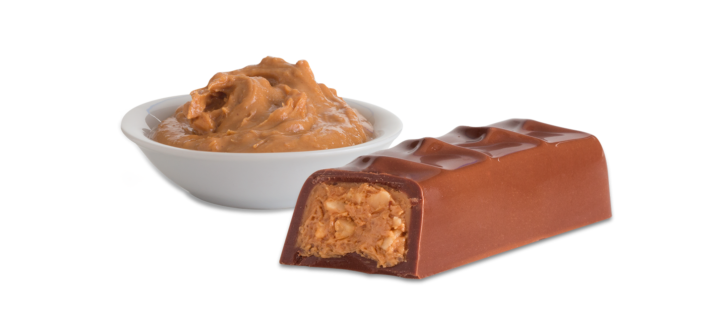 Organic Milk Chocolate Peanut Butter Bars - 12ct Bar Caddy