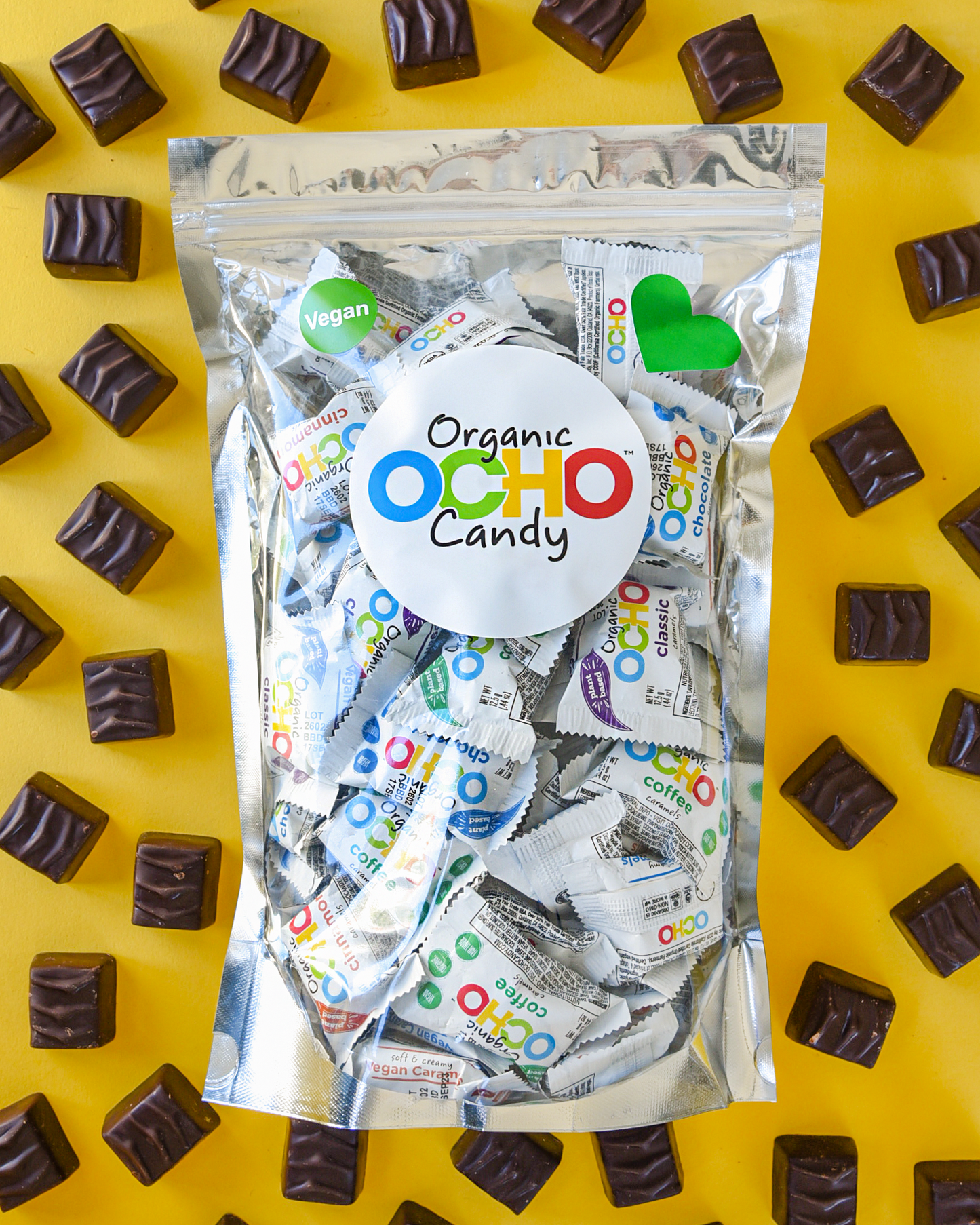 OCHO Organic 1.5lb Plant-Based Caramel Variety Pouch - 10% off