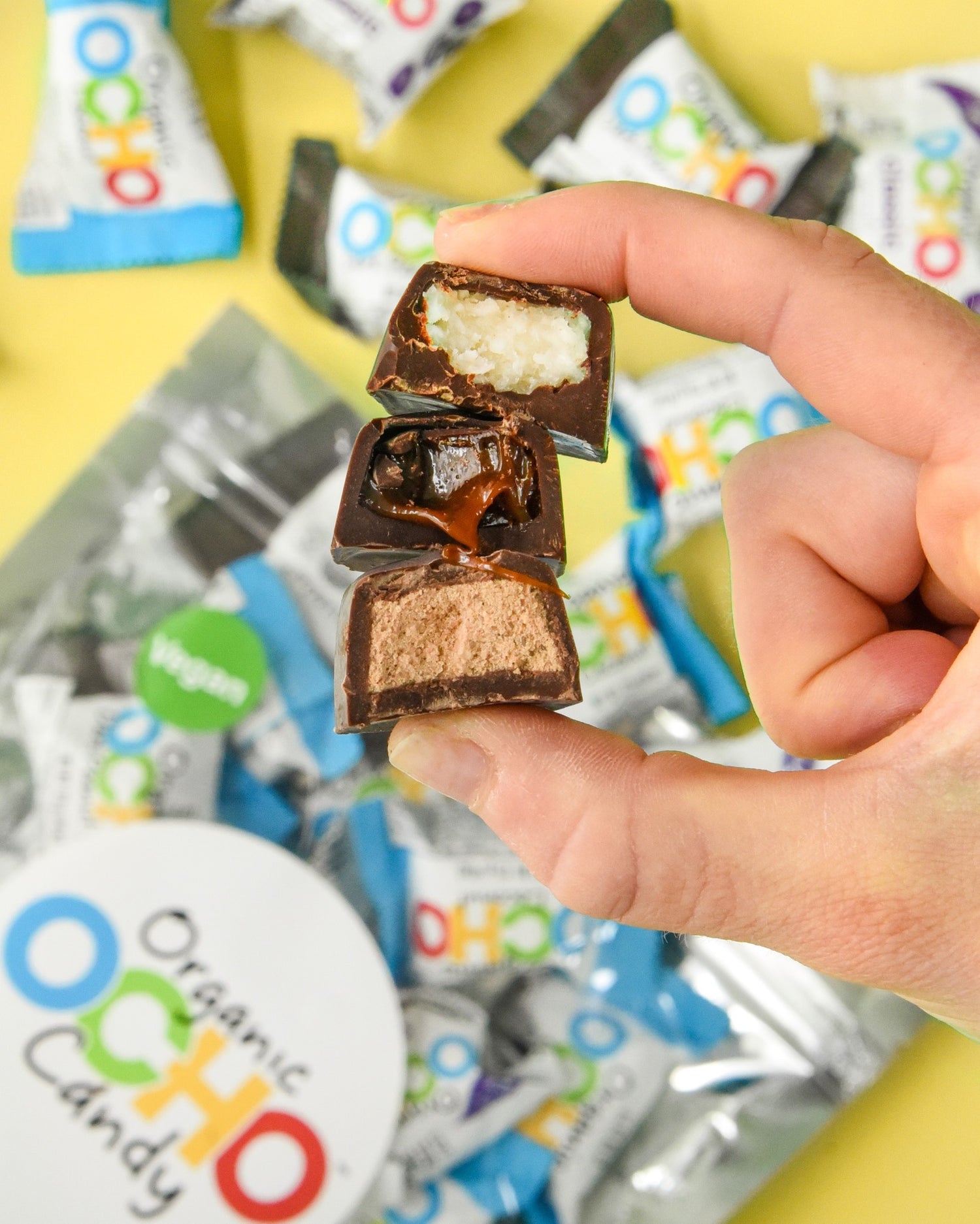 Minis - 3.5oz Pouches – OCHO Organic Chocolate Candy