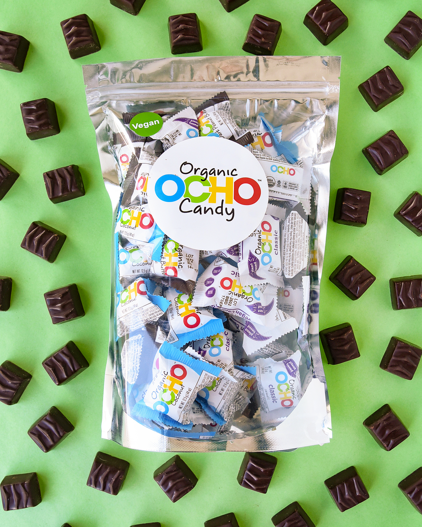 OCHO Organic 1.5lb Certified Vegan Variety Minis Bag