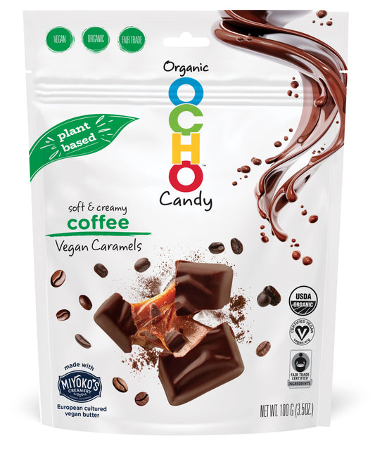 Organic Coffee Plant-Based Caramel Minis Pouch - 10% off!