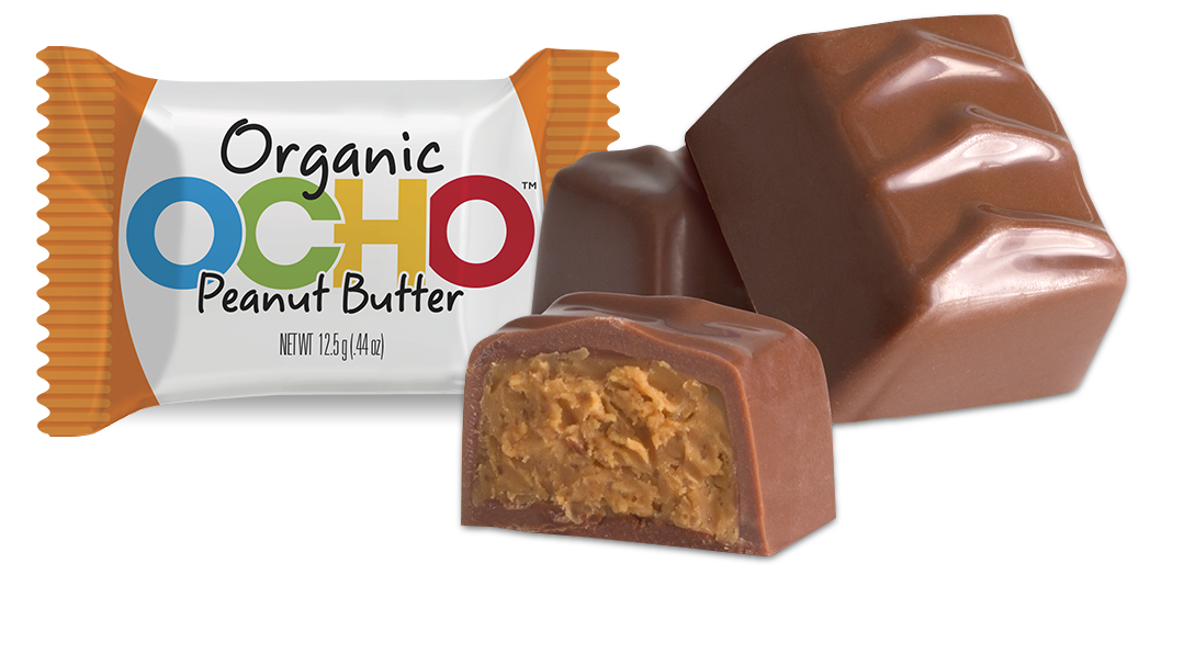 Organic Milk Chocolate Peanut Butter Minis Pouch
