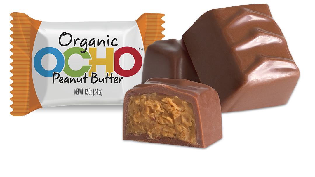 Organic Milk Chocolate Peanut Butter Minis Pouch – OCHO Organic